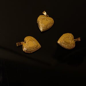 Golden Heart Locket Pendant