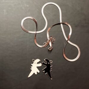 Enchanted Fairy Duo Pendant Necklace